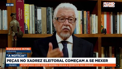 As pedras do tabuleiro pré-eleitoral começam a se movimentar. Veja na coluna "A Notícia", com Fernando Mitre (@fernandomitre).Saiba mais em youtube.com.br/bandjornalismo#BandNews20anos