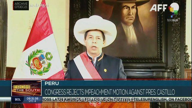 Peru: Congress voted against an impeachment to president Pedro Castillo