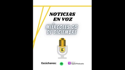 RESUMEN: Noticias miércoles 08 de diciembre 2021