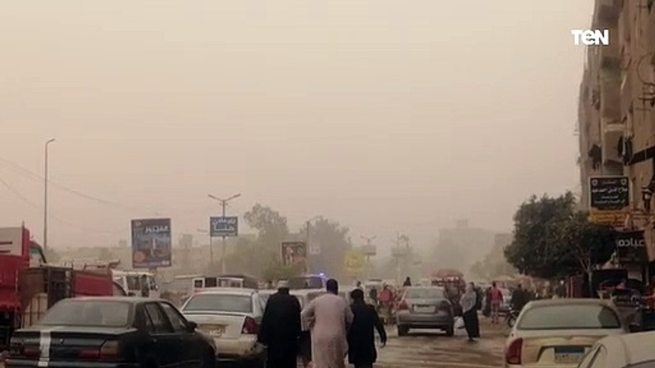 رياح محملة بالأتربة تهب على أنحاء الفيوم