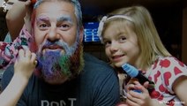 This Dad Turns His Beard Into an Art Project For His Kids