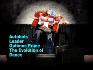 OPTIMUS PRIME DANCE transformer