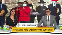 Vicepresidenta Dina Boluarte afirma que renunciaría a su cargo si Pedro Castillo es vacado