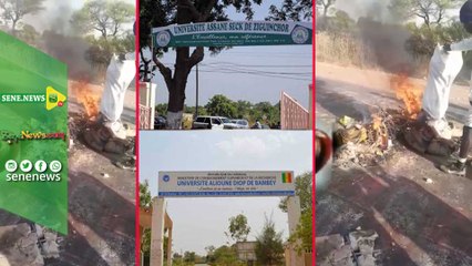 Tensions universitaires, affrontements : Après Bambey, ça chauffe à Ziguinchor