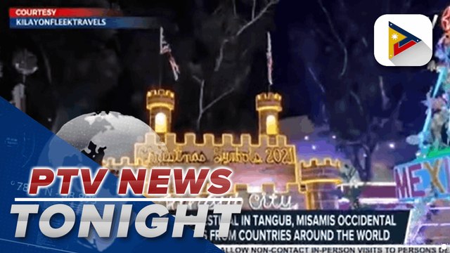 Christmas Symbols Festival in Tangub, Misamis Occidental features landmarks from countries around the world | via Diane Querrer