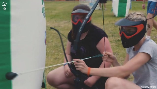 This Game Combines Archery And Dodgeball