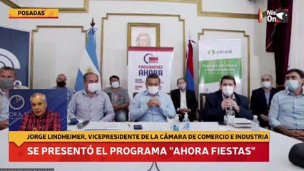 Se presentó el programa "Ahora Fiestas"