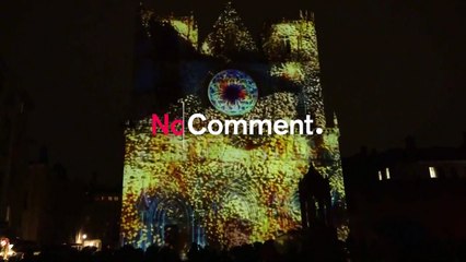 Fransa'nın Lyon şehrinde 4 gün sürecek ışık festivali Fete de Lumieres başlıyor