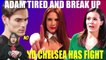 Young And the Restless Spoilers Adam is tired of Sally and Chelsea fighting, he won't love them both