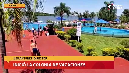 Inició la colonia de vacaciones