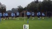 Lazio in campo a Formello: la rifinitura pre-Galatasaray