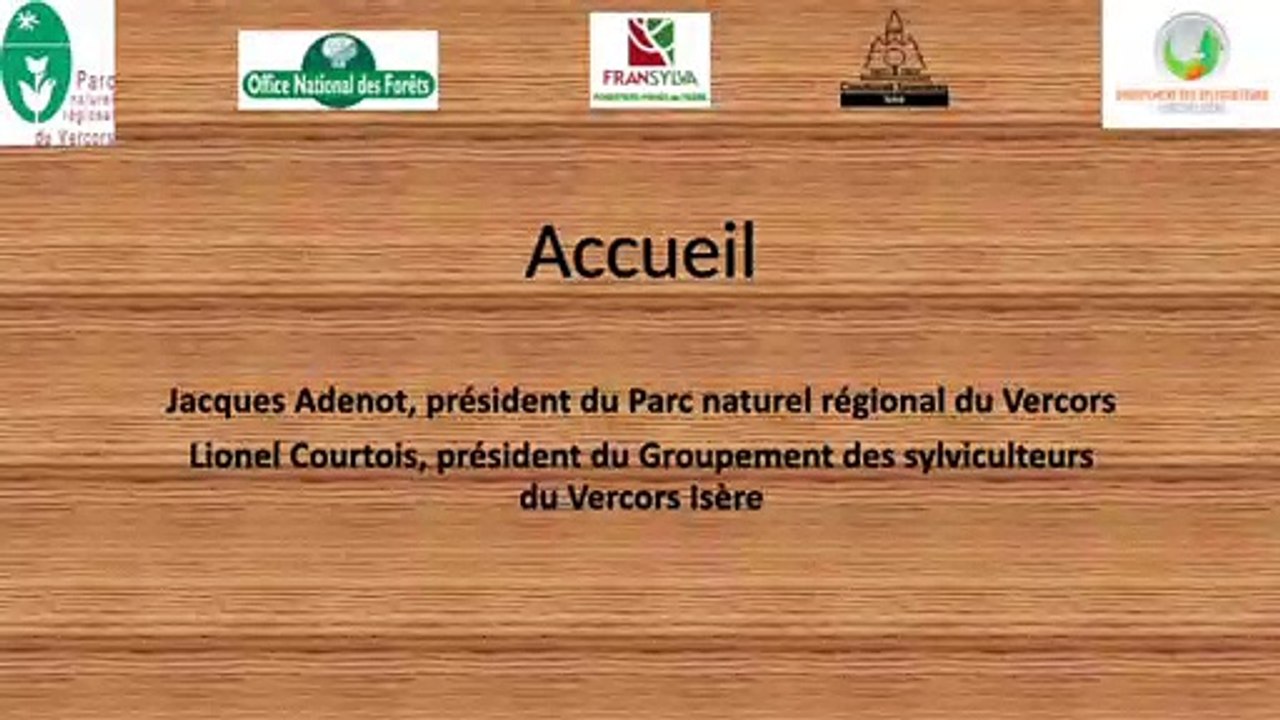 Forum forêt du Vercors et changement climatique - introduction