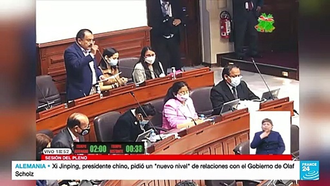 El Congreso peruano rechazó la moción de vacancia contra el presidente Pedro Castillo