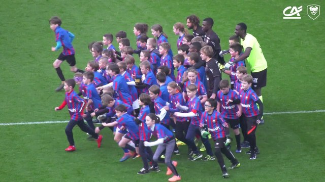SMCaen vs Crédit Agricole Normandie : un match inédit (5 joueurs contre 50 enfants)