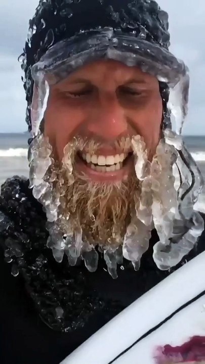 frozen man