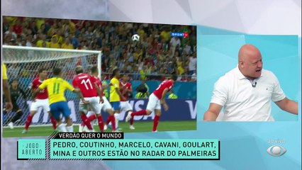 DEBATE! Teve de tudo no debate de hoje do Jogo Aberto. Os comentaristas discutiram sobre o possível pacotão de reforços do Palmeiras. Ronaldão deu a letra sobre a renovação de Cássio no Corinthians. VEM! #JogoAberto
