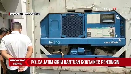 Harus Layak! Polda Jatim Bawa Pendingin untuk Menampung Jenazah Korban Gunung Semeru