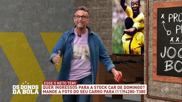 Quem quer um par de ingressos para a corrida final da Stock Car??? O Craque Neto tem! Quer participar e concorrer? Mande foto do seu carro para (11) 94280-7380#OsDonosdaBola #StockCar #StockCarnaBand