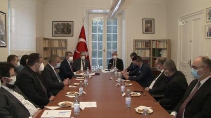 STOCKHOLM - AK Parti Genel Başkan Yardımcısı Ala, İsveç'te Türk STK temsilcileriyle görüştü