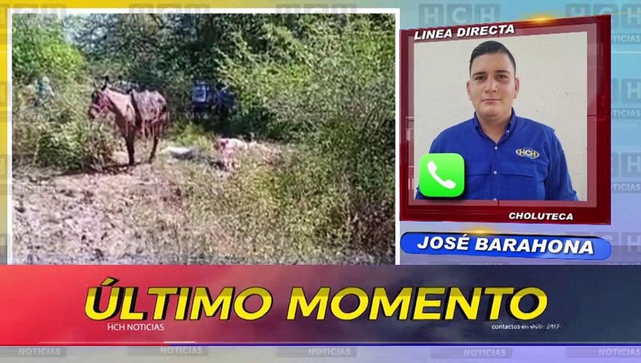 ¡Reportan la muerte violenta de dos personas en El Triunfo, Choluteca!