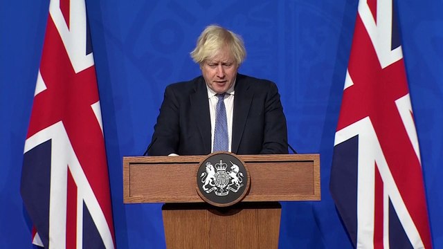 Boris Johnson announces move to Plan B with working from home advice and Covid passports to come in on 13th December