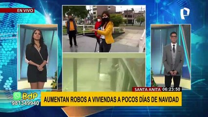 ‘Hombre araña’ es captado robando vivienda en Santa Anita