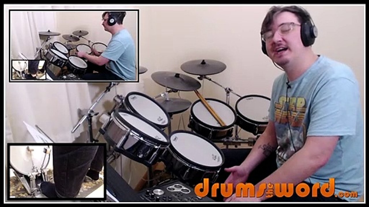 ★ Radio Ga Ga (Queen) ★ FREE Video Drum Lesson | How To Play SONG (Roger Taylor)