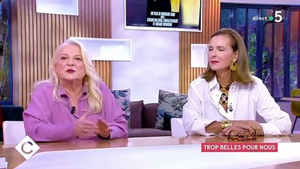 Josiane Balasko dans l'émission "C à Vous", sur France 5.