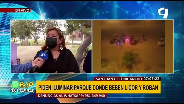 Parque casi abandonado se convierte en guarida de ladrones y drogadictos