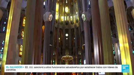 España: la icónica catedral de la Sagrada Familia inauguró una nueva torre