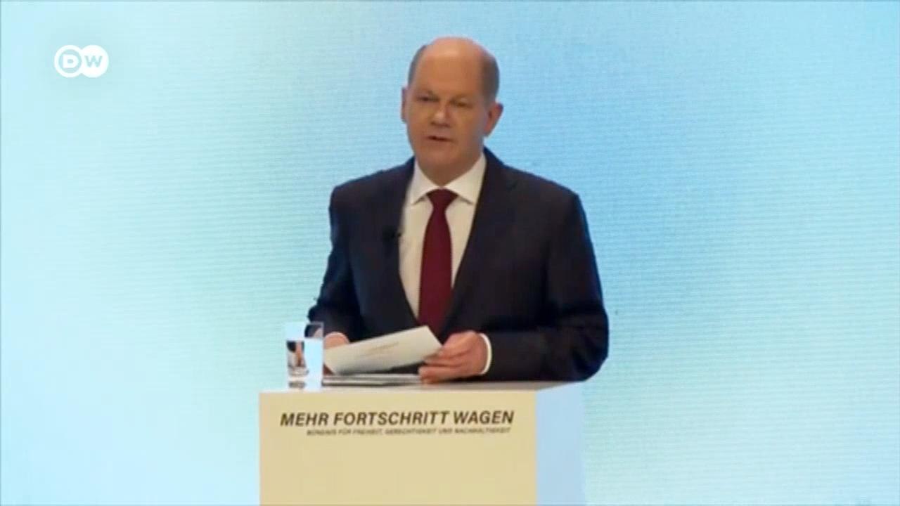 Олаф Шольц - преемник Ангелы Меркель на посту канцлера Германии (08.12.2021)