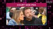Ben Affleck and Jennifer Lopez Are All Smiles as They Cuddle Up Courtside at Lakers Game