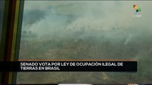 teleSUR Noticias 17:30 08-12: Brasil: Senado vota por la Ley de Ocupación Ilegal de Tierras