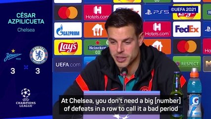 Azpilicueta cools crisis talk after Chelsea fail to top UCL group