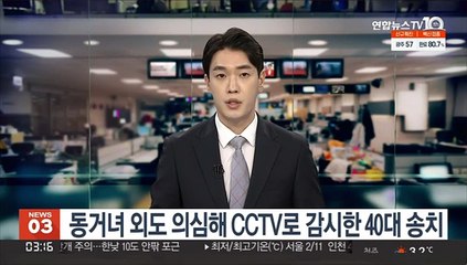 Tải video: 동거녀 외도 의심…CCTV 감시한 40대 송치