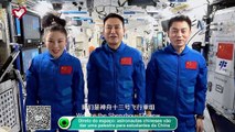 Astronautas chineses darão palestra direto do espaço