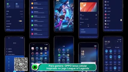 OPPO lança celular gamer edição limitada de League of Legends