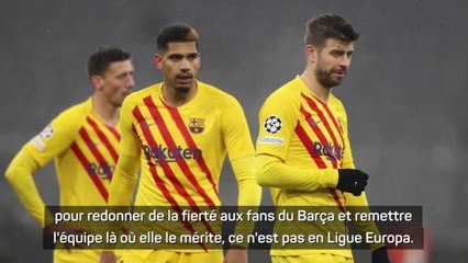 Groupe E - Xavi : "Le Barça n'a rien à faire en Ligue Europa"