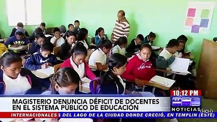 Magisterio denuncia déficit en el sistema de educación pública