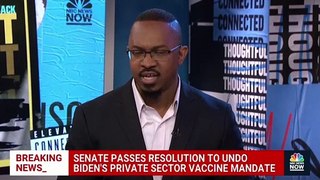 Senate Passes Resolution To Repeal Biden's Private Sector Vaccine Mandate