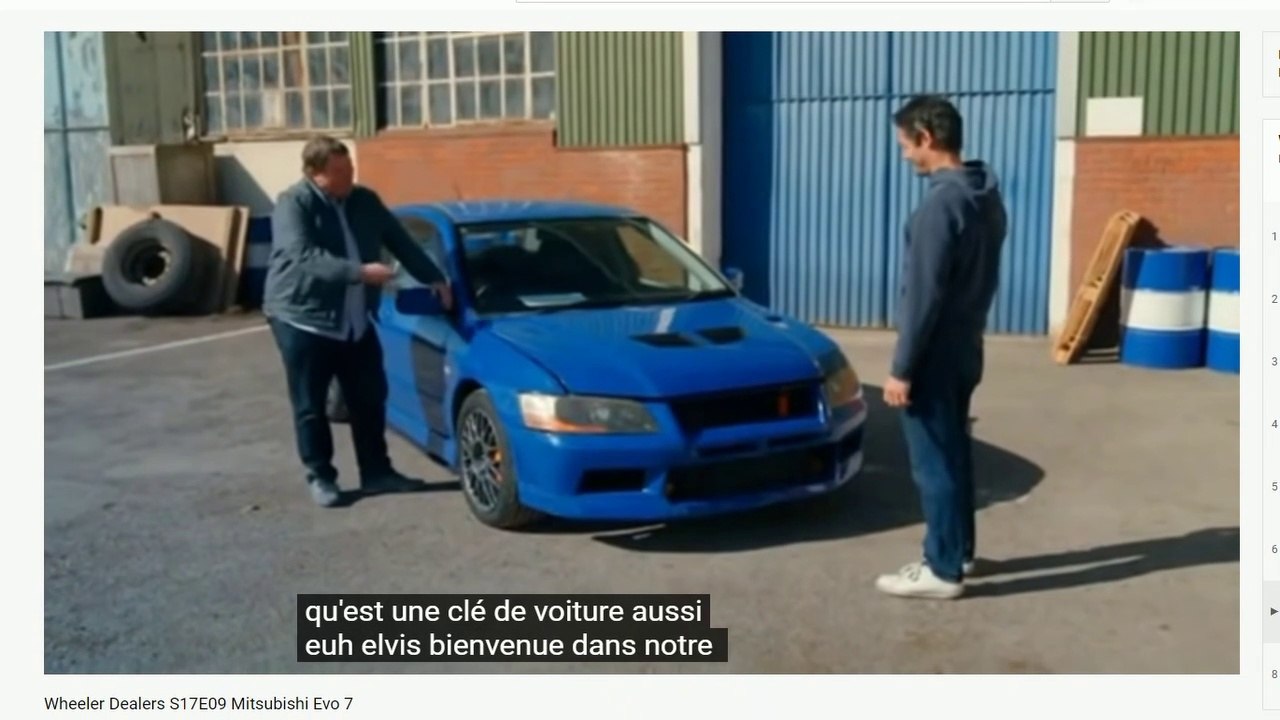 CONCESSIONNAIRES DE ROUES S17E09 Mitsubishi Evo 7