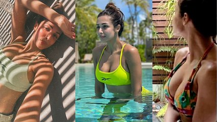 Malaika Arora Hot Bikini Video Viral । Malaika Arora का Bikini में Bold Video देख Fans हुए पागल