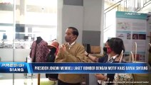 Presiden Jokowi Membeli Jaket Bomber dengan Motif Khas Dayak Sintang di Kabupaten Sintang