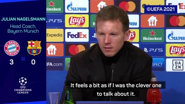 Bayern boss Nagelsmann hoping for 'glorious' Barca resurgence