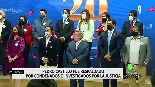 Líderes políticos que apoyaron a Castillo están condenados o investigados por corrupción