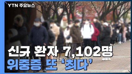신규확진 이틀 연속 7천 명대...위중증 857명 또 최다 / YTN