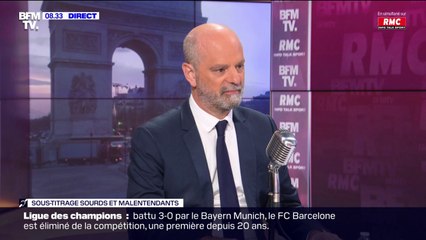 Covid-19: Jean-Michel Blanquer affirme "qu'un peu plus de 3000 classes" sont actuellement fermées
