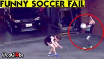 'Young boy knocked down by a soccer ball *Ultimate Football Fail*'
