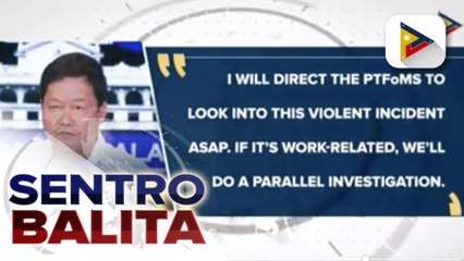 PTFoMS, inatasang tutukan ang imbestigasyon sa pagpatay sa beteranong reporter na si Jess Malabanan sa Calbayog City