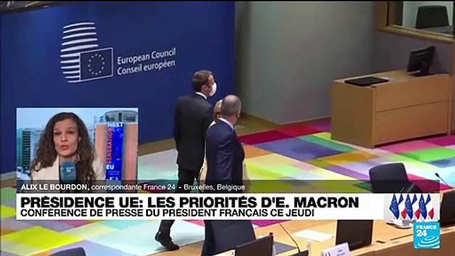 Présidence de l'Union européenne : les priorités d'Emmanuel Macron